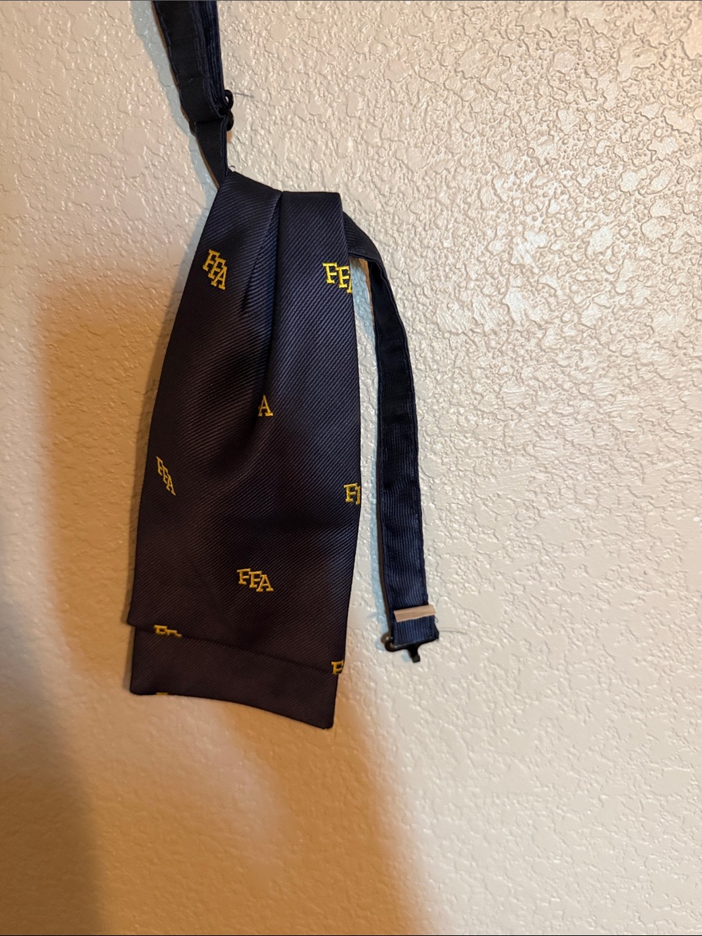 Navy Blue FFA Patterned Bow Tie - Men's Accessory